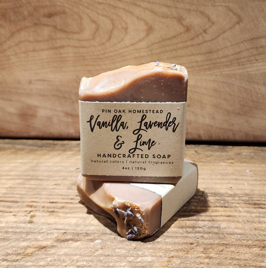 Vanilla, Lavender & Lime Tallow Soap